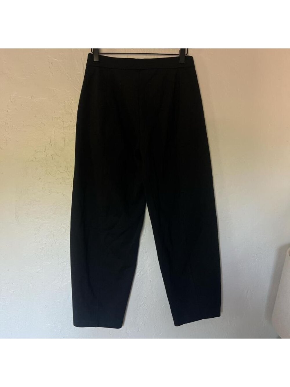 Eileen Fisher Women's Black Trousers/barrel slacks
